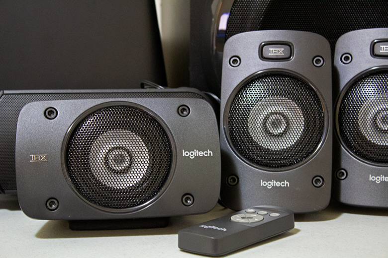 Logitech Z906 Surround Sound Speaker System Bundle with Bluetooth Audio  Adapter