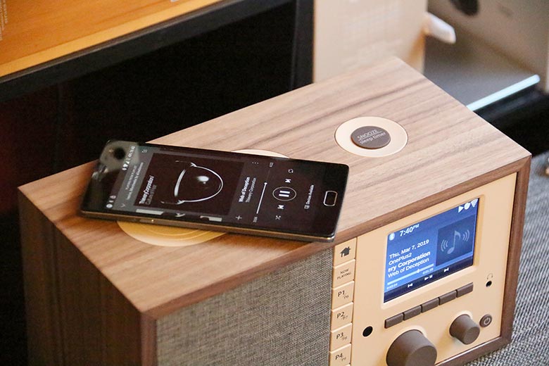 Music docking store station for iphone